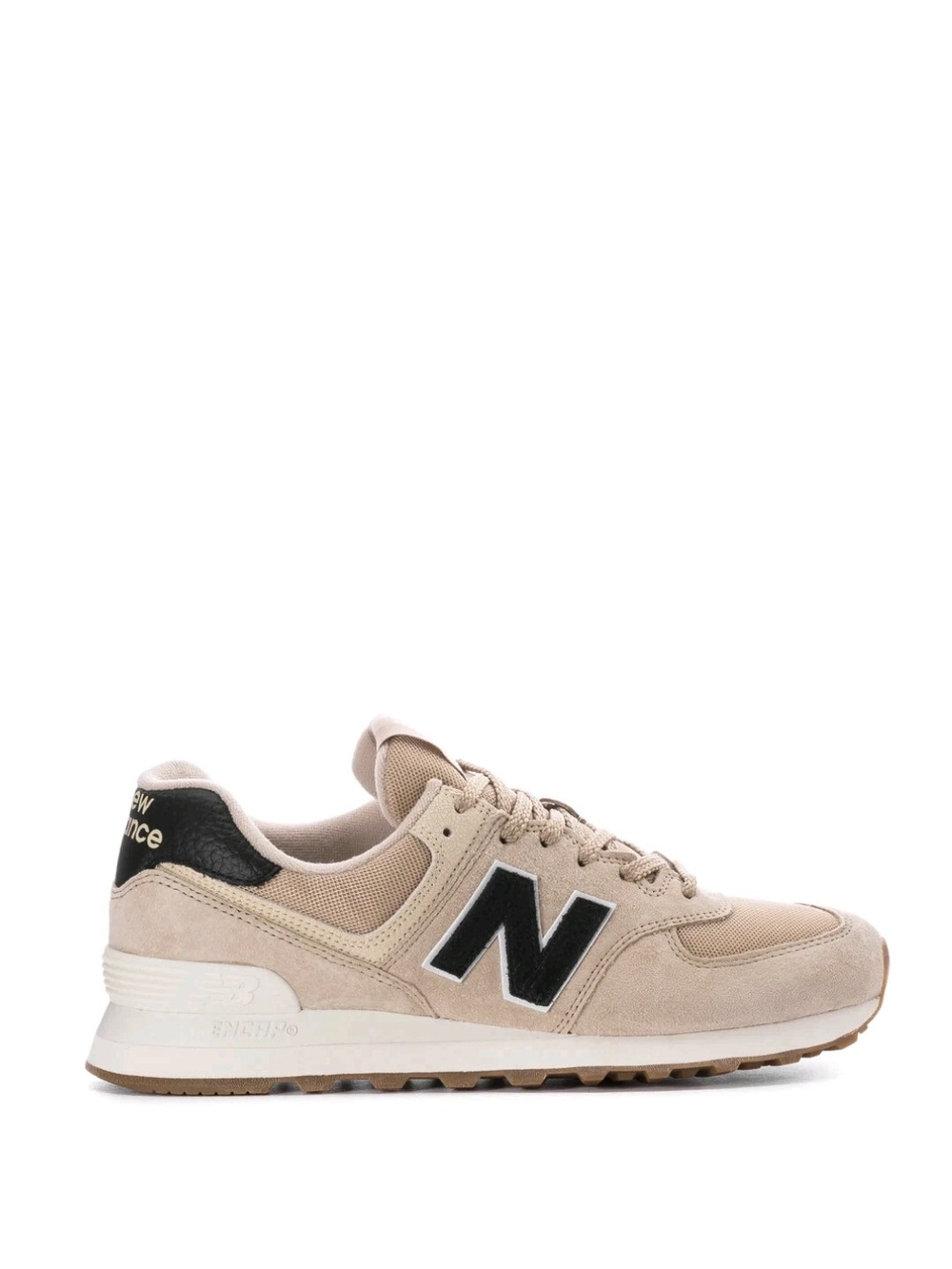 New Balance Women’s Beige and Black 574 Retro Runner